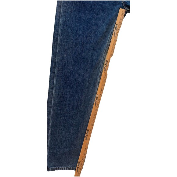 Vintage 90s Levi's 505 Denim Jeans Mens 36x34 Blue Straight Leg Classic Boot Cut - Picture 16 of 16